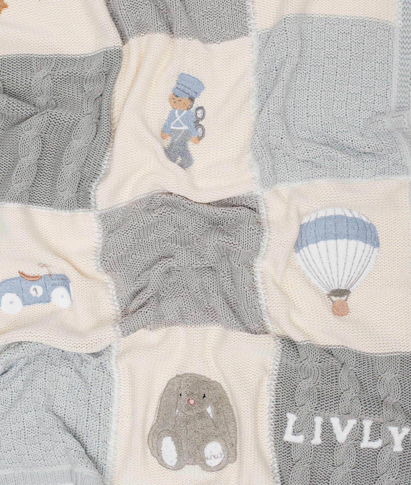 Playroom Stickad Filt