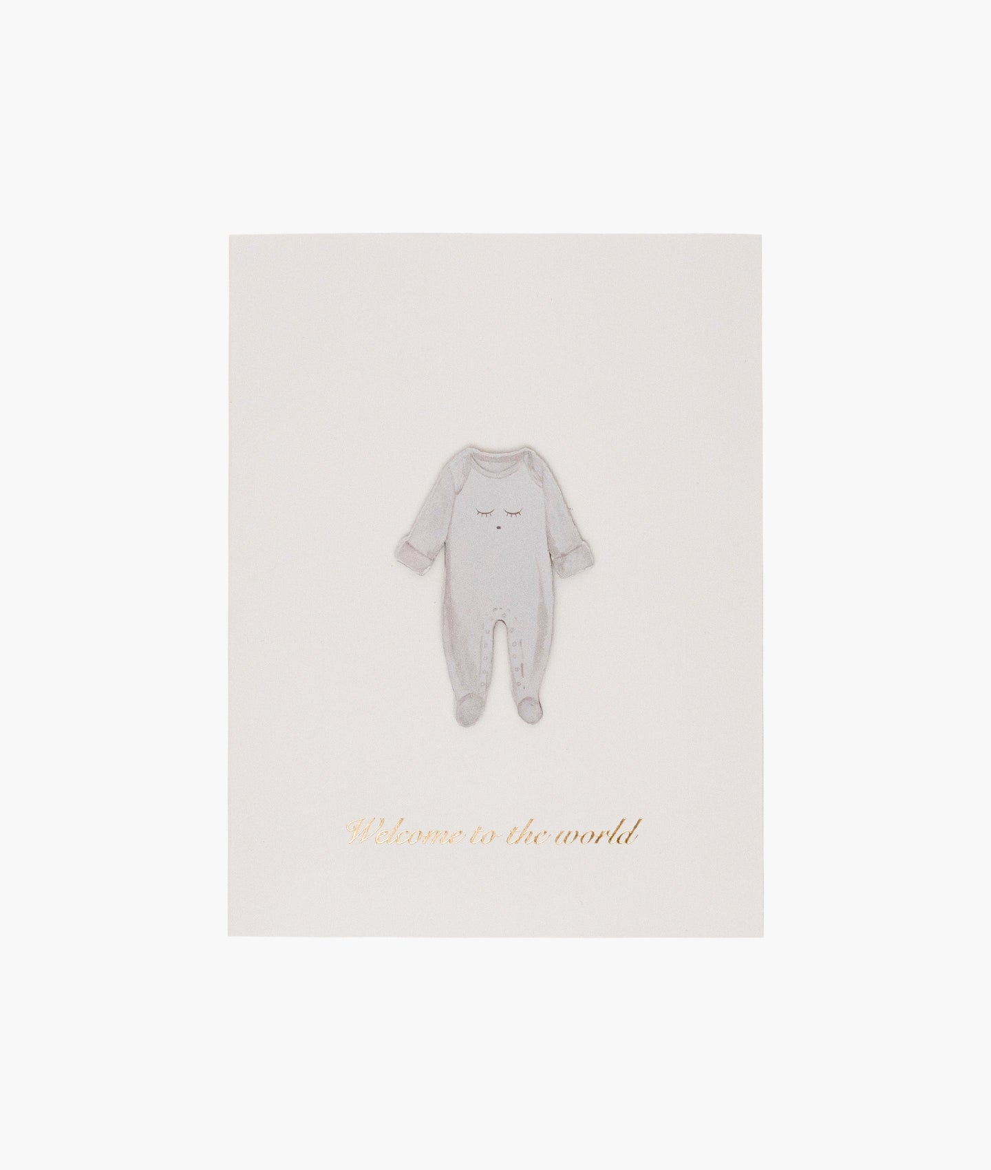 Välkommen till världen gratulationskort