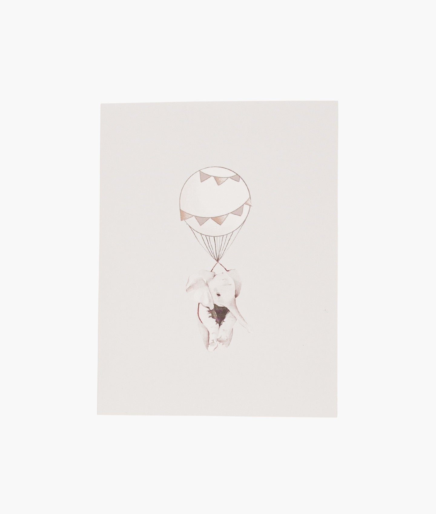 Flying Elephant Gratulationskort