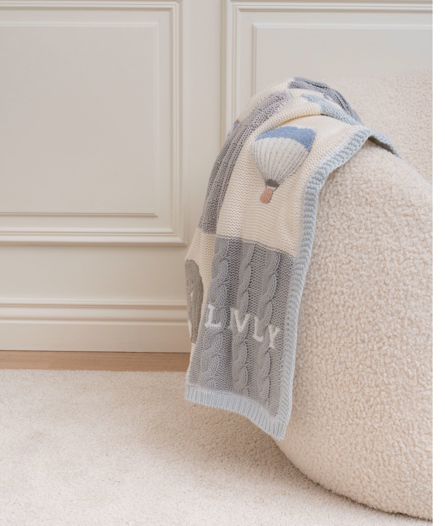 Playroom Knitted Blanket