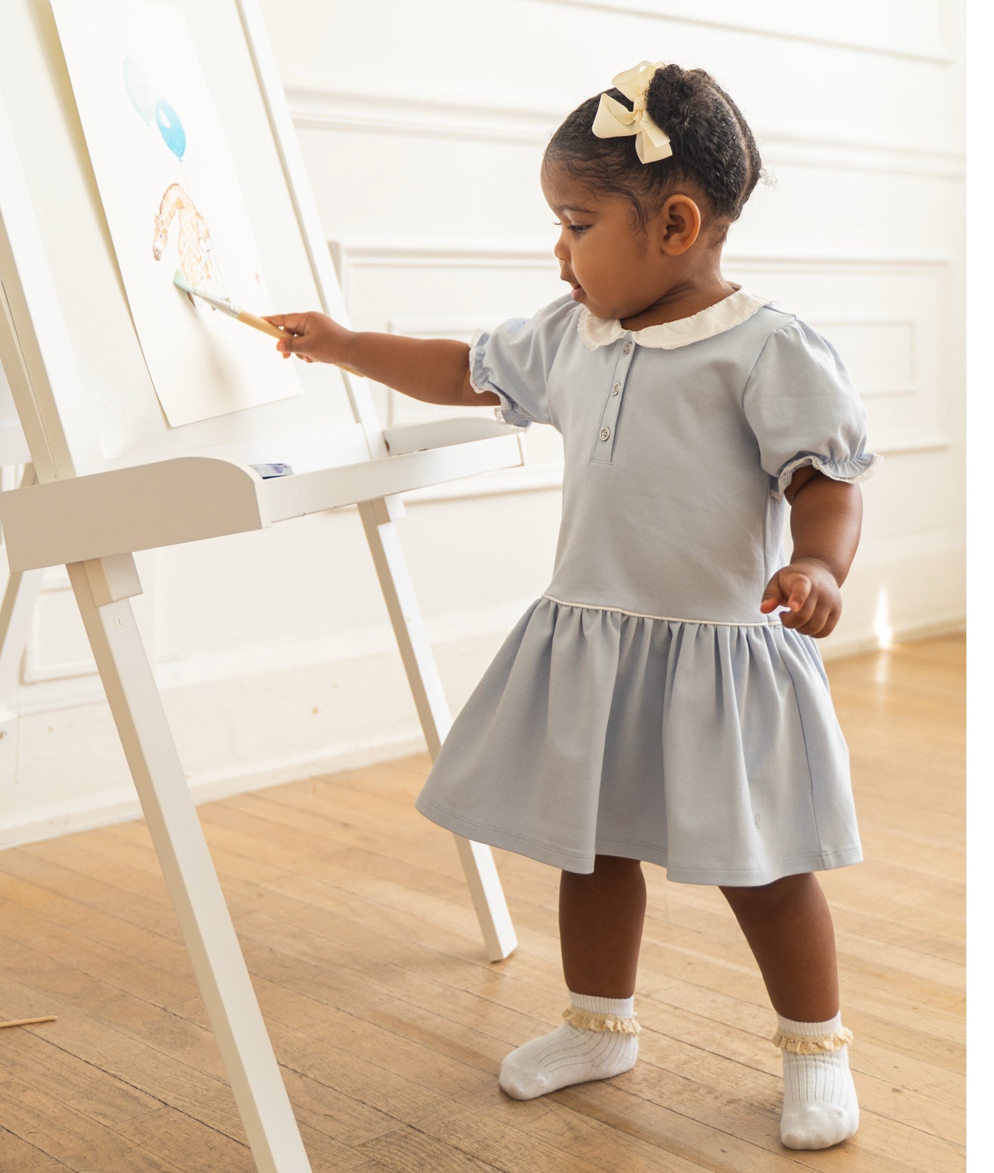 Robe à manches courtes Marianne