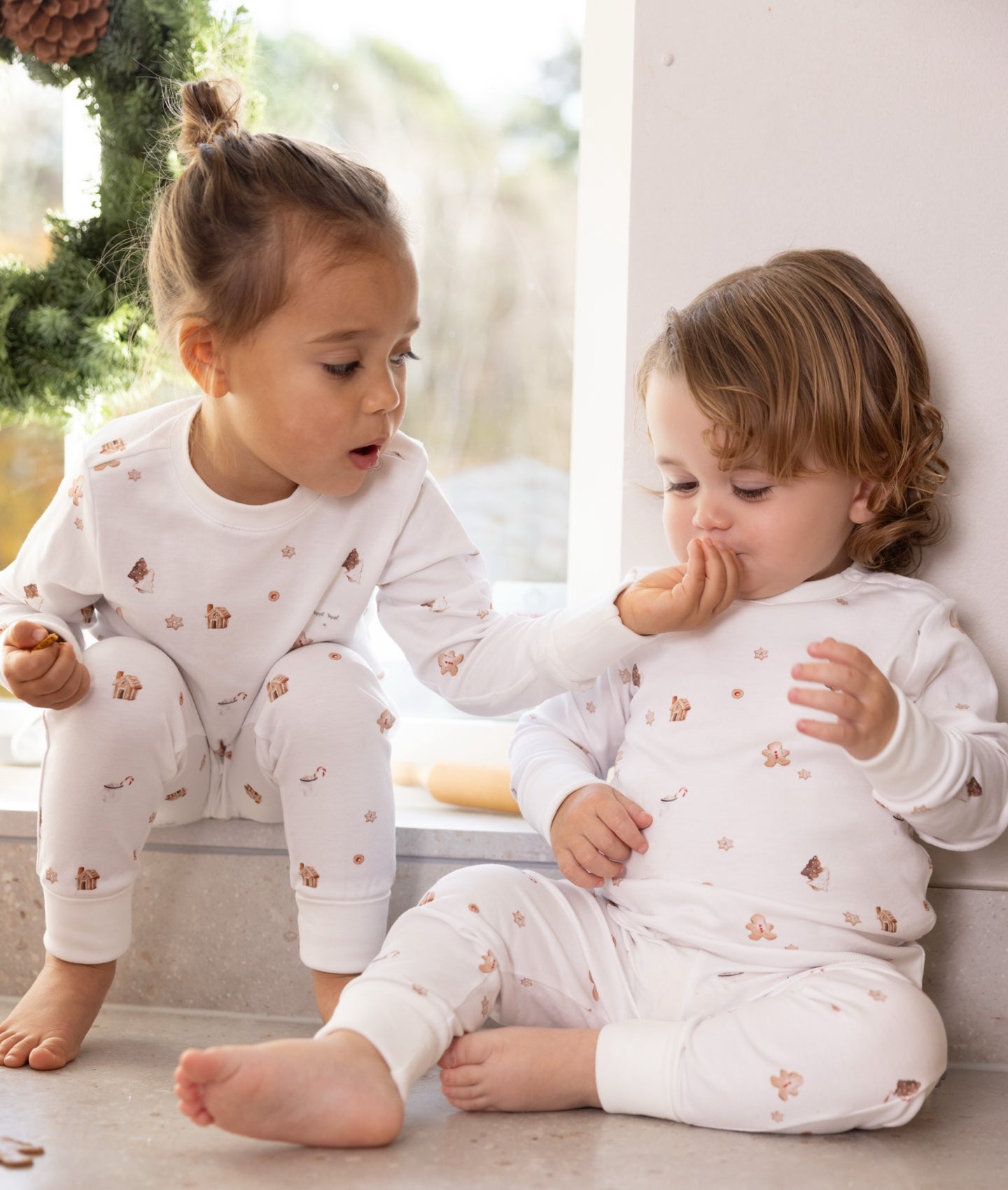 Set de 2 piezas Little Gingerbreads