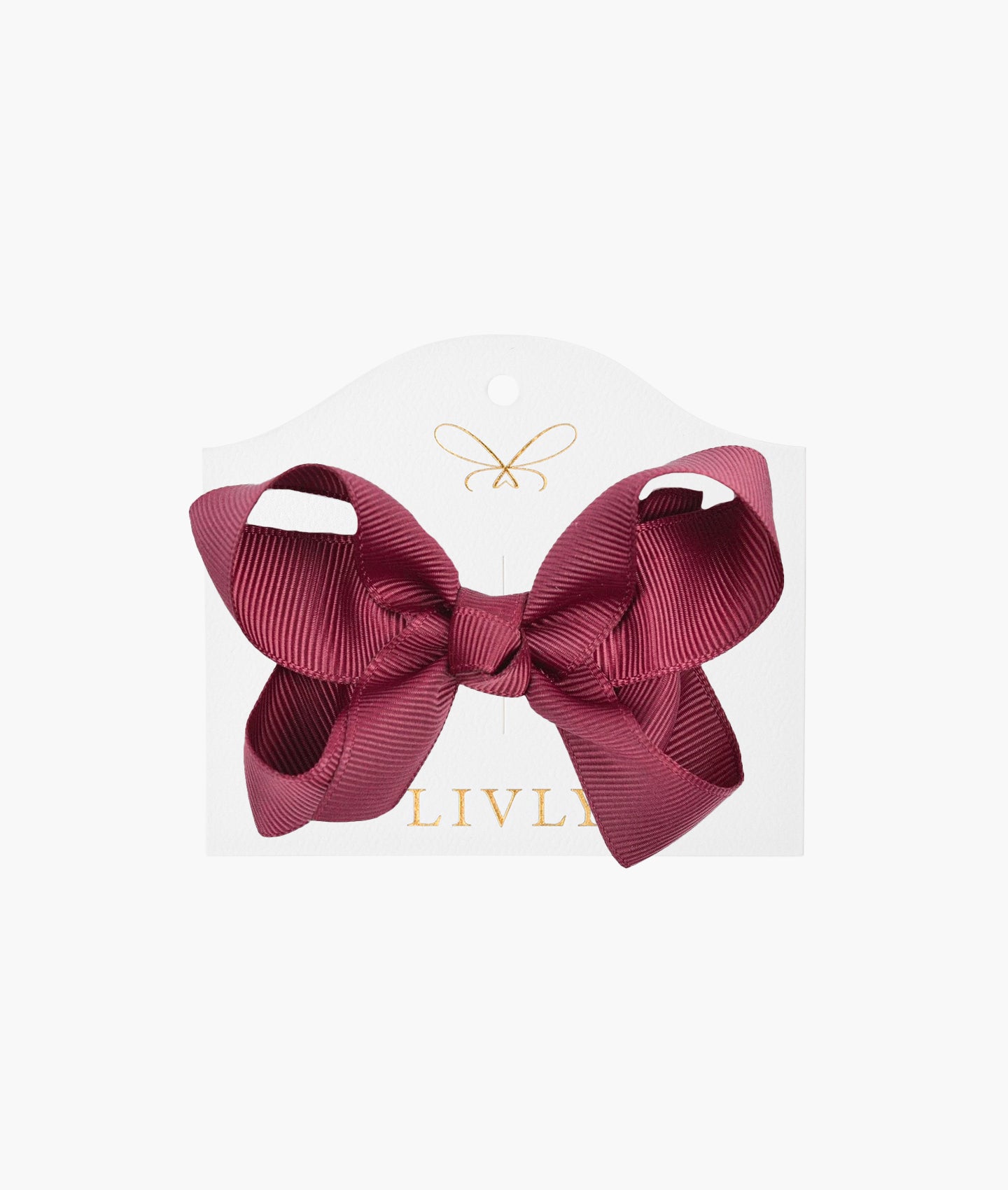 Medium Bow Burgundy