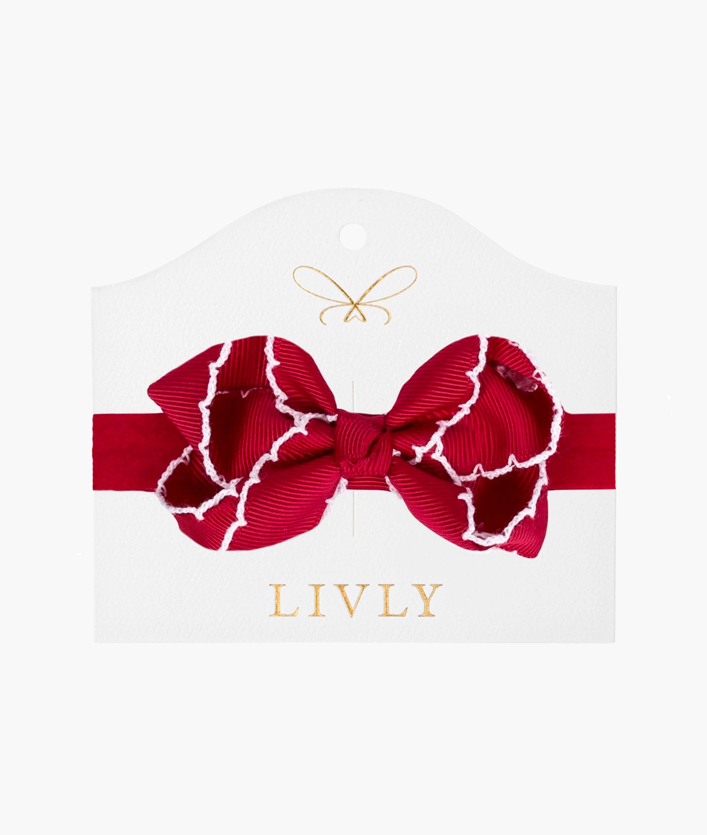 Picot Hairband Scarlet