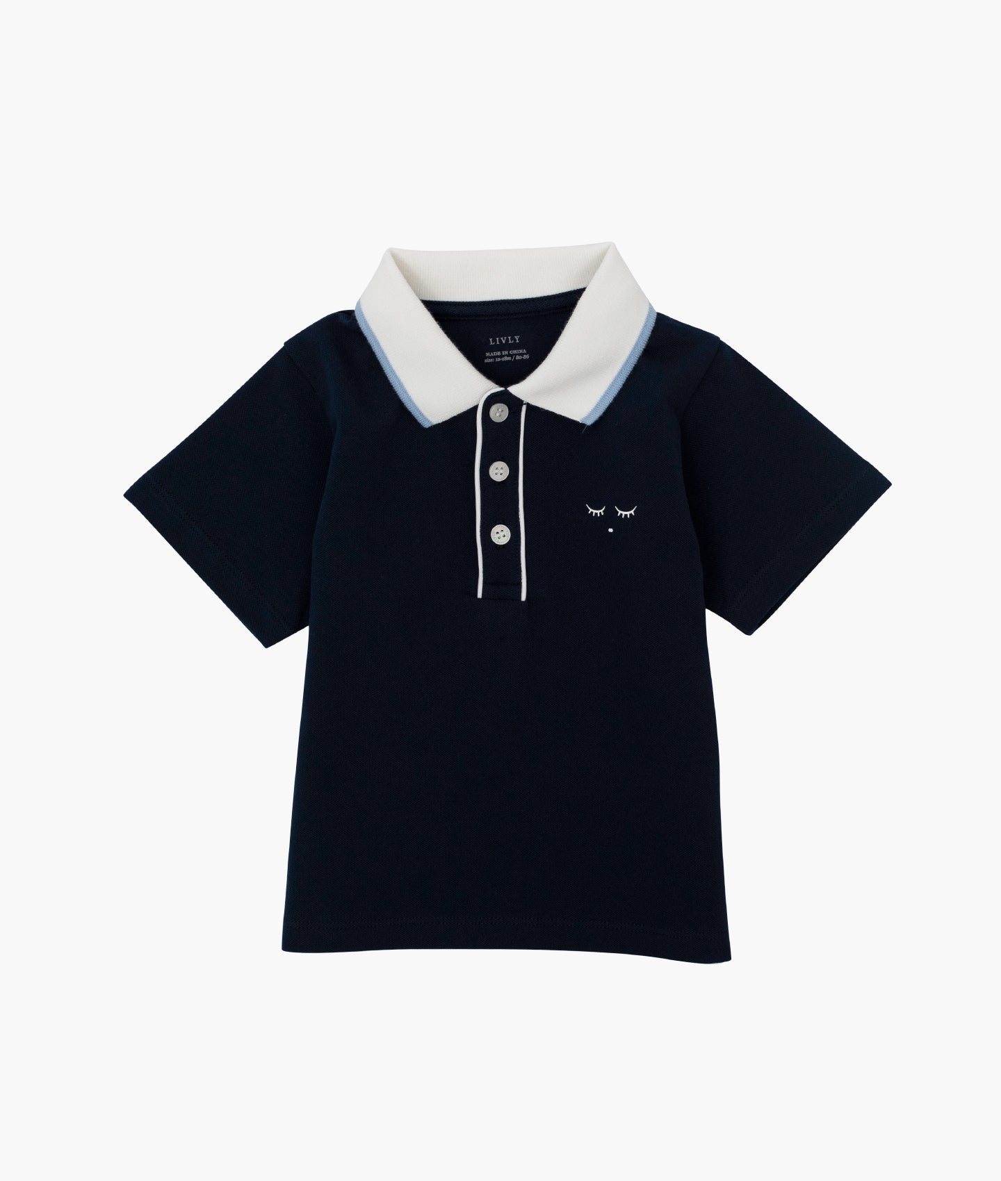 Black baby polo shirt best sale