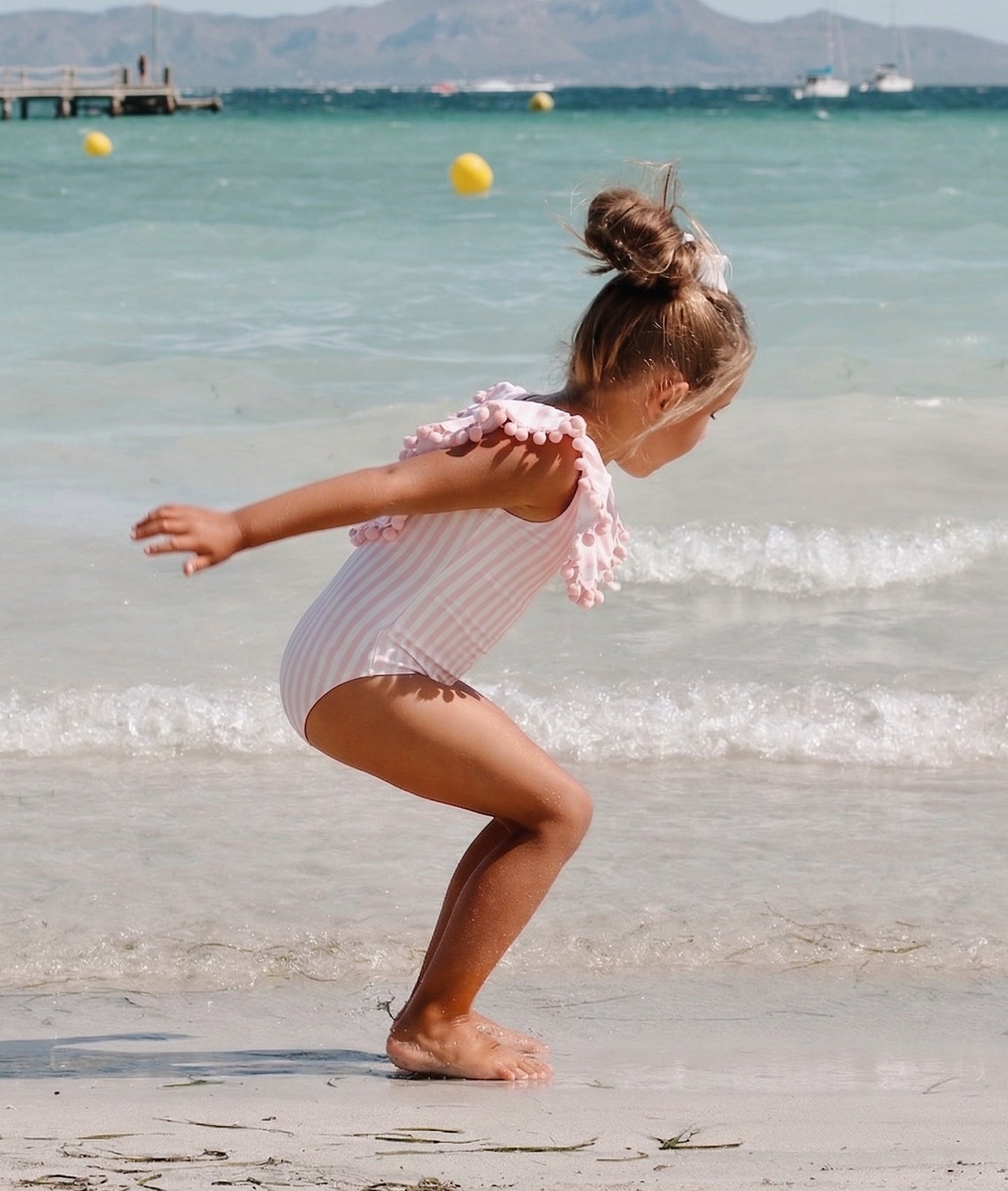 Traje de baño de rayas Celine