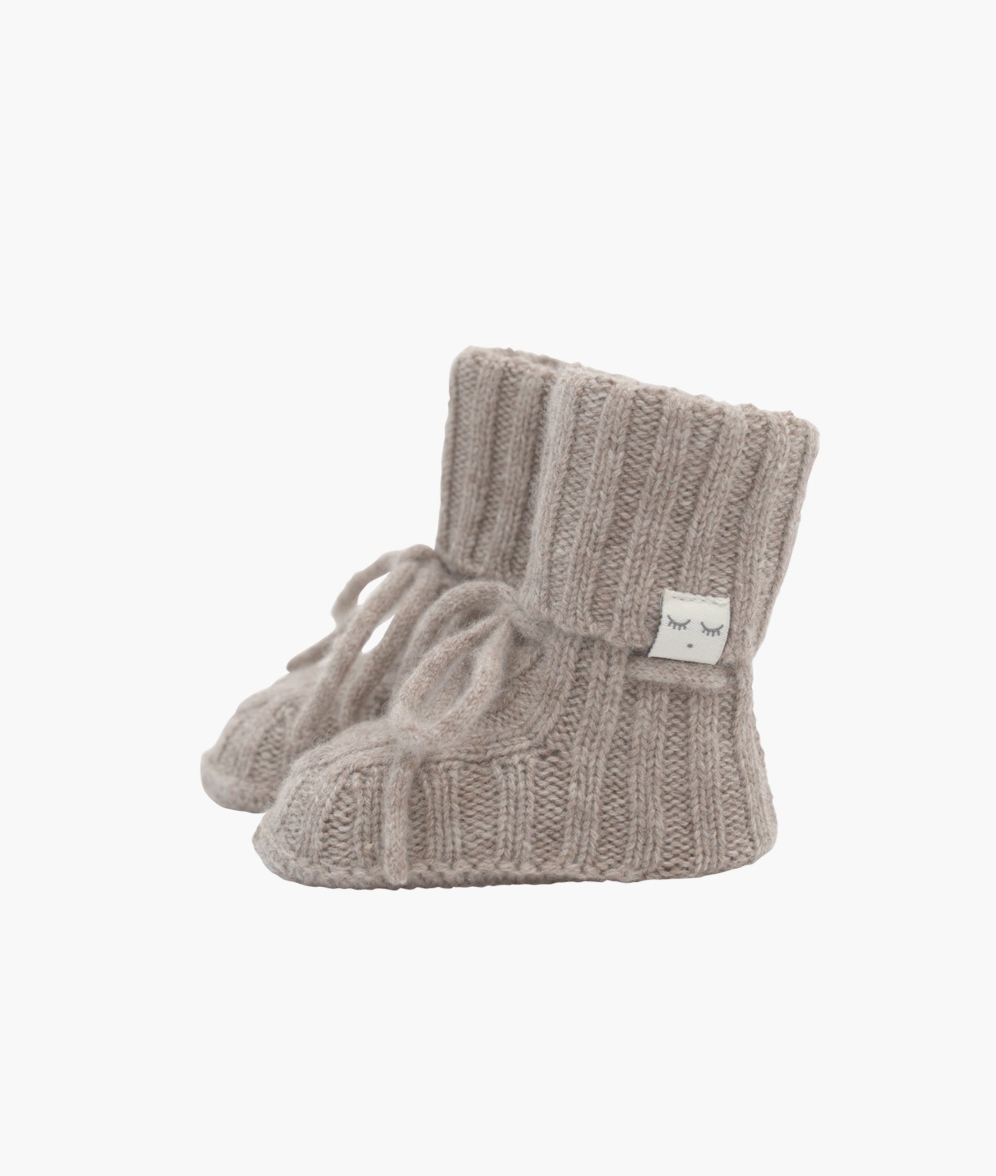 Cable Knit Cashmere Footies