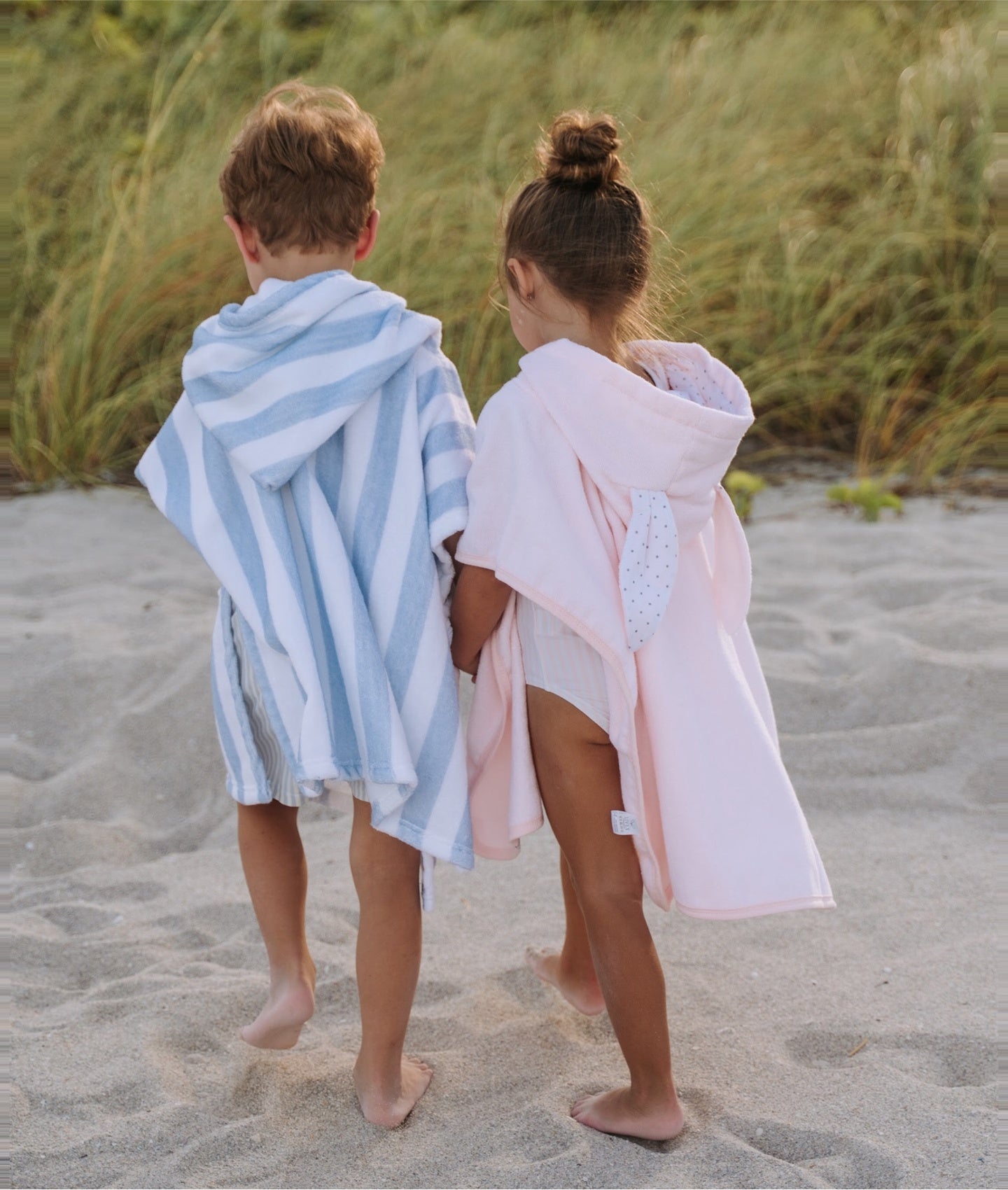Stripete badeponcho