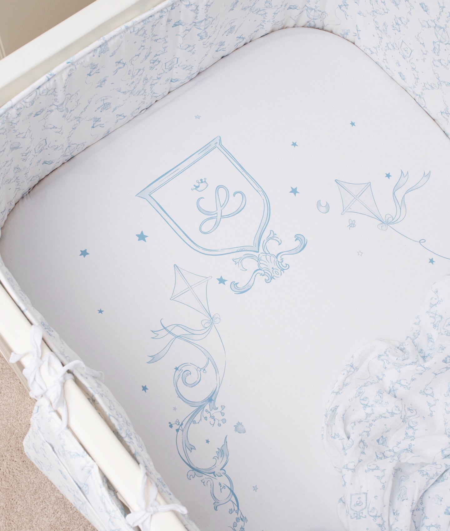 Wonderland Fitted Crib Sheet