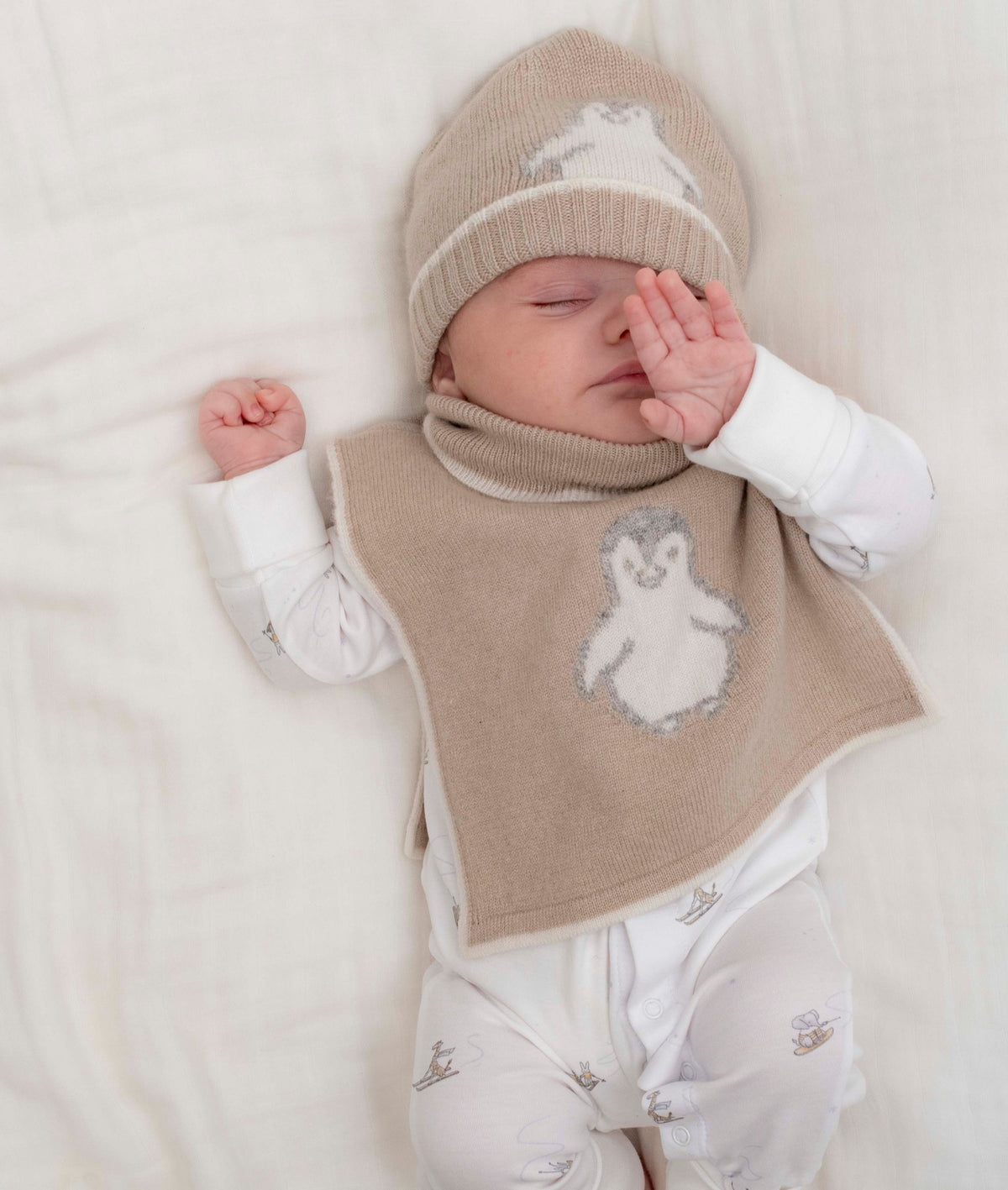 Pinguin-Baby-Mütze