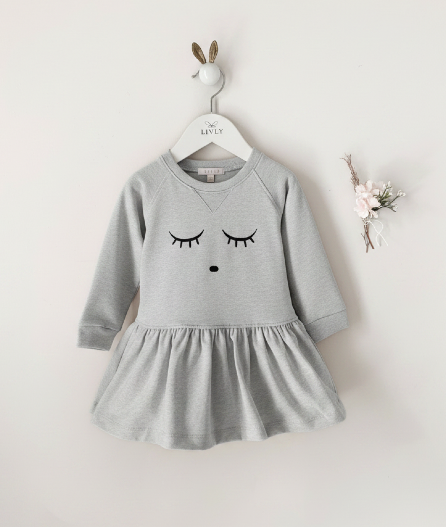 Sleeping Cutie Sweatshirt-kjole