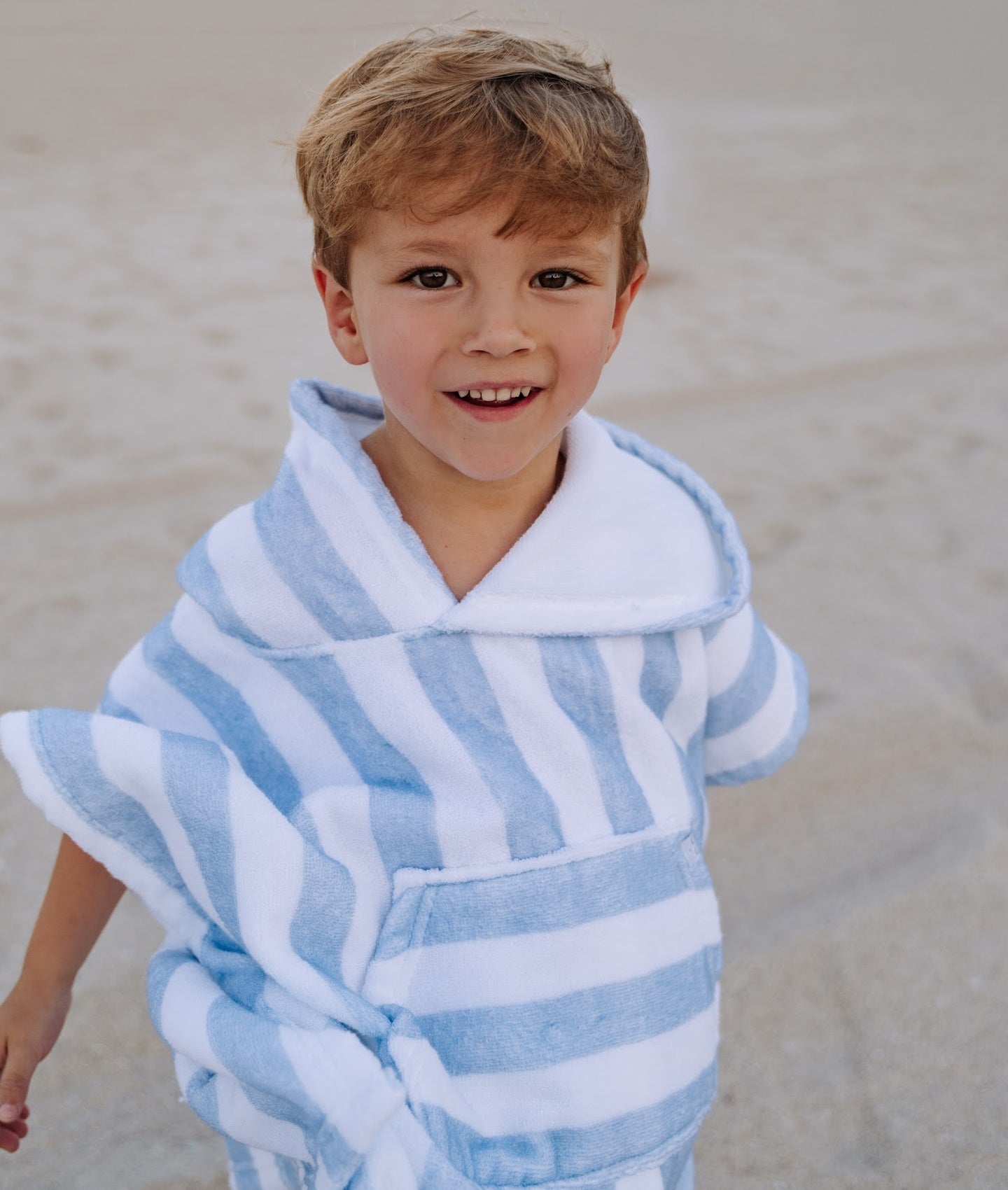 Stripete badeponcho