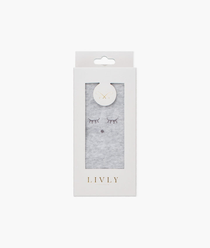 Light Grey Classic Sleeping Cutie Tights